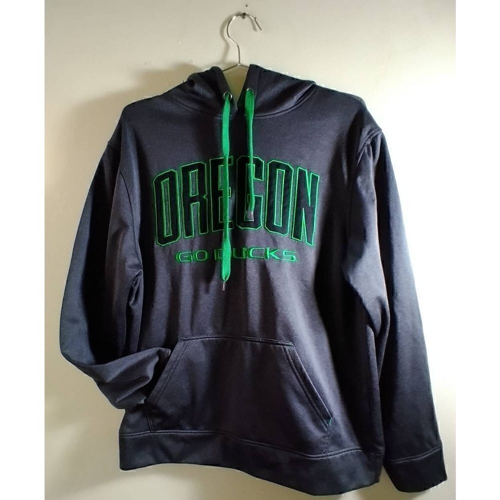 Oregon Ducks Gray Size Medium Top Of The World Pullover Hoody